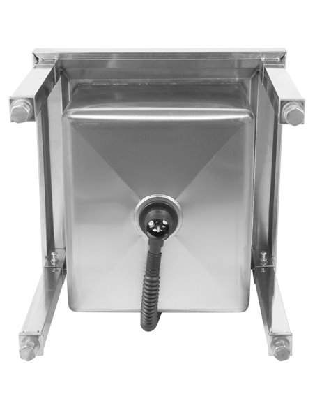 Janitorial Mop Sink Stainless Steel 500x500x550mm | Stalwart DA-MS5050