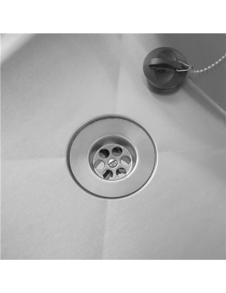 Janitorial Mop Sink Stainless Steel 500x500x550mm | Stalwart DA-MS5050