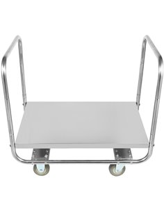 Commercial Dough Box Service Trolley Stainless Steel 800x600x750mm | Stalwart DA-WHDT8060