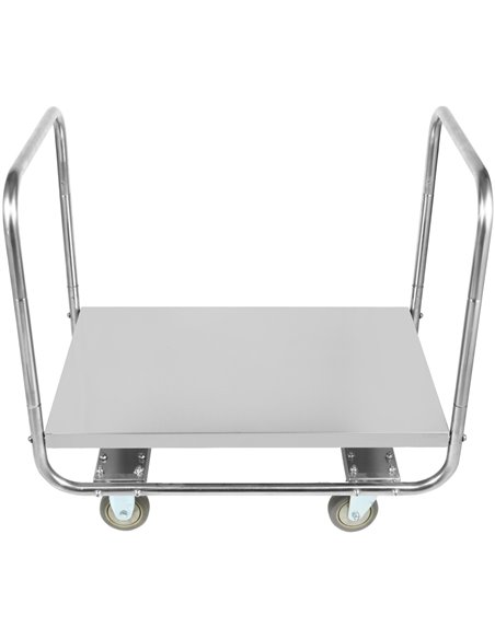 Commercial Dough Box Service Trolley Stainless Steel 800x600x750mm | Stalwart DA-WHDT8060