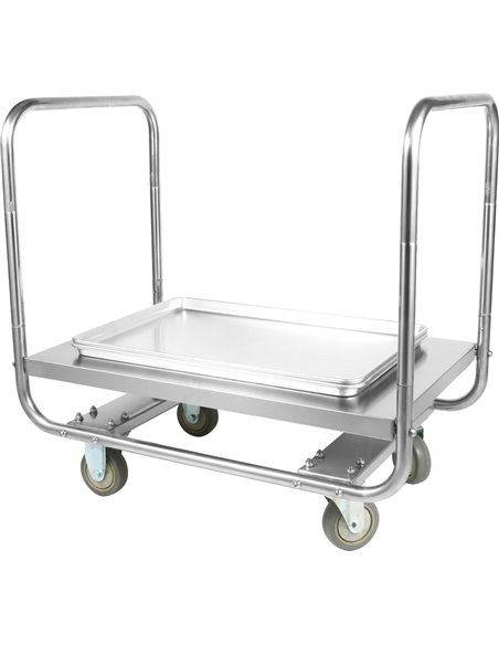 Commercial Dough Box Service Trolley Stainless Steel 1000x500x750mm | Stalwart DA-WHDT10050