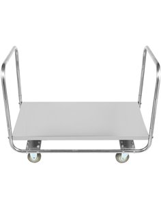 Commercial Dough Box Service Trolley Stainless Steel 1000x600x750mm | Stalwart DA-WHDT10060