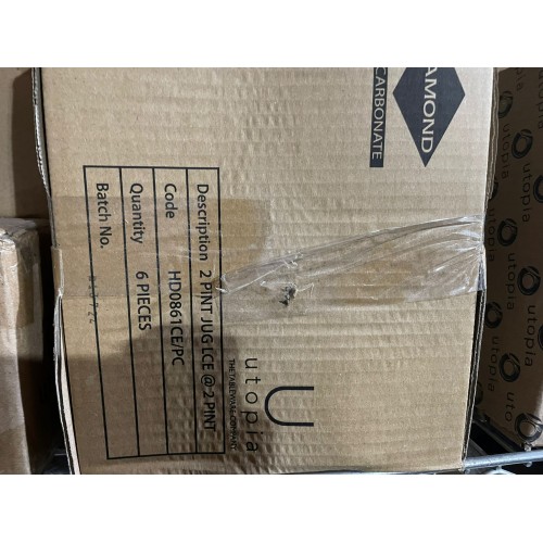 Clearance-Utopia 2 Pint Jug CE Pack Of 6