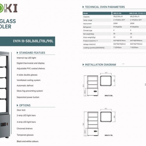 251004 - Hamoki Four Sided Glass...