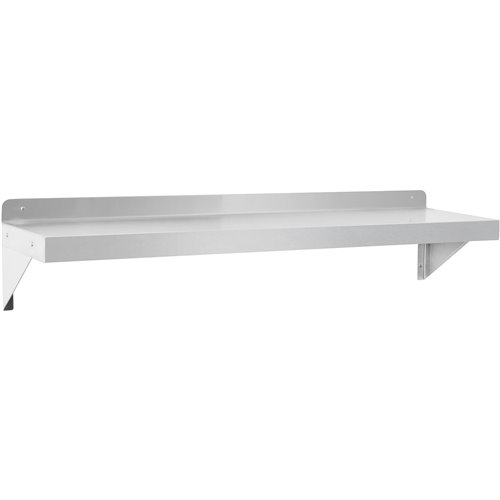 Commercial Wall shelf Stainless steel 1210x450x255mm | Stalwart DA-WS1848