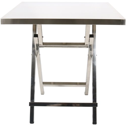 Folding Stainless steel Bistro table 600x600x700mm | Stalwart DA-WHBT6060