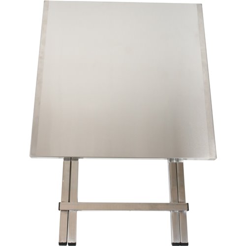 Folding Stainless steel Bistro table 600x600x700mm | Stalwart DA-WHBT6060