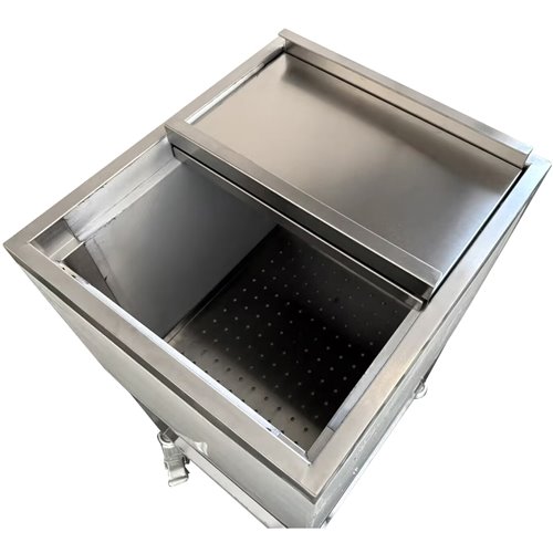Mobile Ice Station 50L Stainless Steel 480x420x850mm Flat Pack | MIBA50L