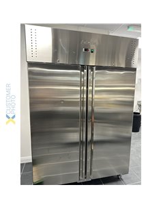 Commercial Freezer 1150 Litres Upright Stainless Steel Twin Door 1480x730x2010mm Fan Assisted Cooling | Stalwart DA-THL1180BT 2