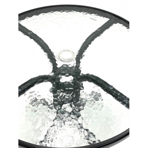 Rattan Garden Set – Round Glass Table...