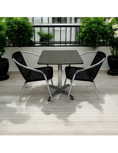 Rattan Aluminium Garden Set...