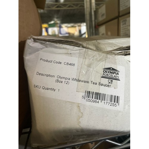 Olympia Whiteware Stacking Saucers