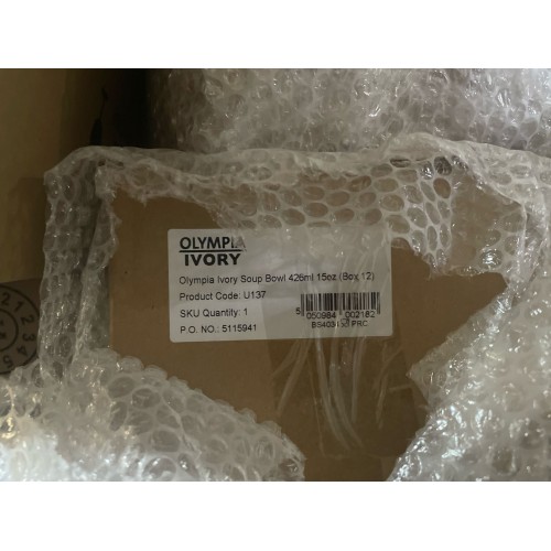 A GRADE Olympia Ivory Soup Bowls...