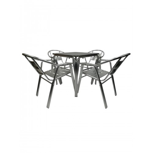 Commercial Cafe Set – Square Table &...