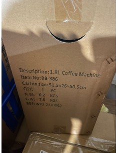 Commercial Filter Coffee maker Manual fill 2 glass jugs 2 hotplates | DA-RB386 2