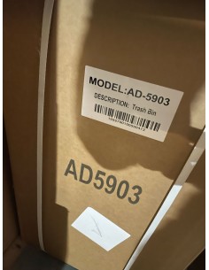 Professional Waste bin Stainless steel Wheels Pedal 60 litres | DA-AD5903 2