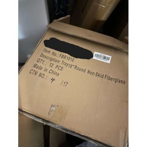 A GRADE Serving Tray Fibreglass Round...