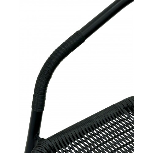 Black Rattan Furniture Set – Round...