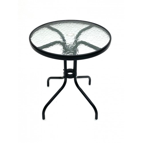 Black Rattan Furniture Set – Round...