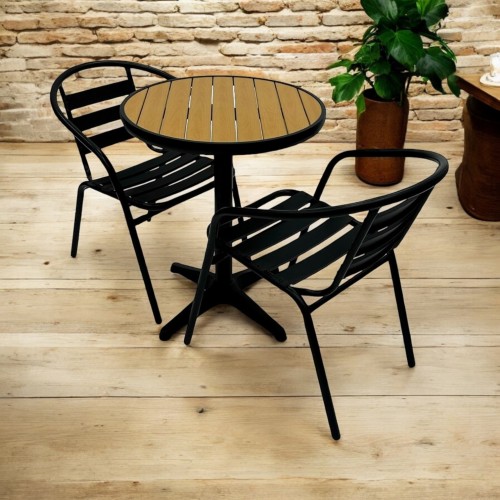 Balcony Furniture Set – Round Table &...