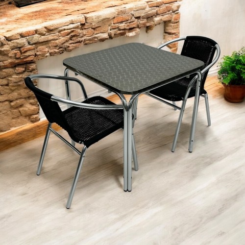 Aluminium Garden Set – Square Table &...