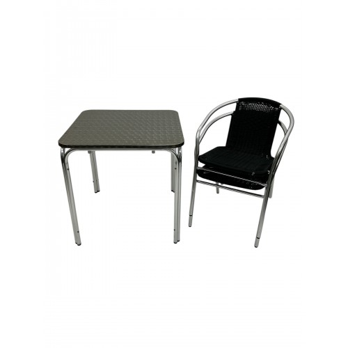 Aluminium Garden Set – Square Table &...