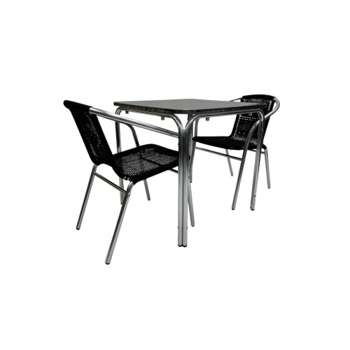 Aluminium Garden Set – Square Table &...