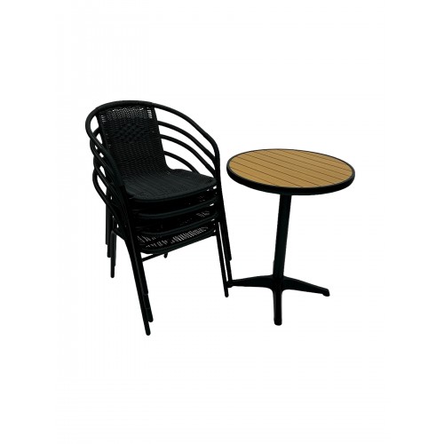 Outdoor Cafe Furniture Set – Round...