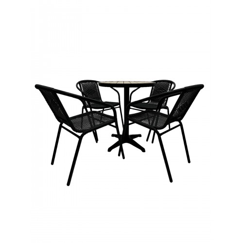 Outdoor Cafe Furniture Set – Round...