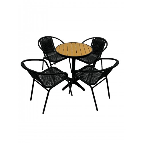 Outdoor Cafe Furniture Set – Round...