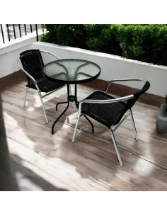 Black Rattan Balcony...
