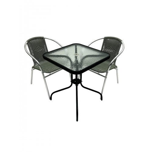Glass Table Balcony Furniture – 2 x...