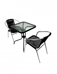 Glass Table Balcony Set – 2... 2