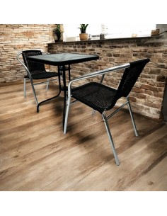 Glass Table Balcony Set – 2...