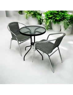 Grey Rattan Balcony...