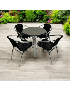 Black Rattan Garden...