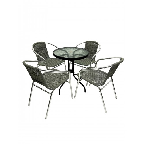 Outdoor Table and Chairs Set – 4 x...