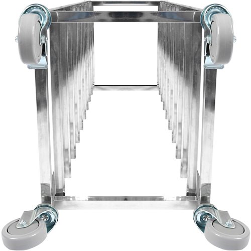 10 tier Rack/Tray/Pan Trolley for width 240-335 mm Stainless Steel  | Stalwart DA-PT10