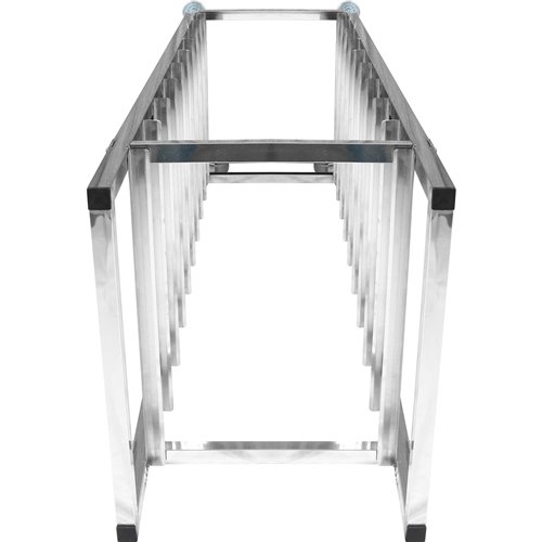 10 tier Rack/Tray/Pan Trolley for width 240-335 mm Stainless Steel  | Stalwart DA-PT10