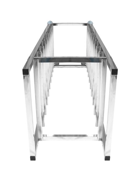 10 tier Rack/Tray/Pan Trolley for width 240-335 mm Stainless Steel  | Stalwart DA-PT10