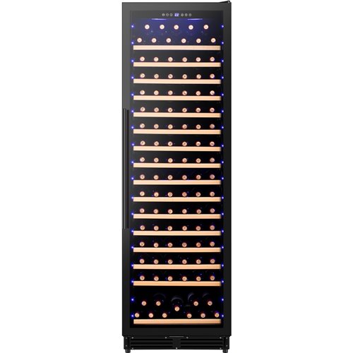 Commercial Wine Cooler 16 Shelves 457 Litres 185 Bottles Single Temperature Zone Compressor Cooling 598x685x1957mm Black | Stalw