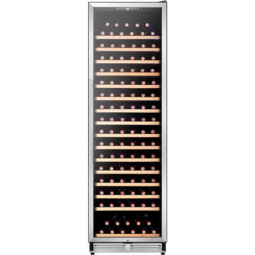 Commercial Wine Cooler 16 Shelves 457 Litres 185 Bottles Single Temperature Zone Compressor Cooling 598x685x1957mm Stainless Ste Commercial Wine Cooler 16 Shelves 457 Litres 185 Bottles Single Temperature Zone Compressor Cooling 598x685x1957mm Stainless Ste