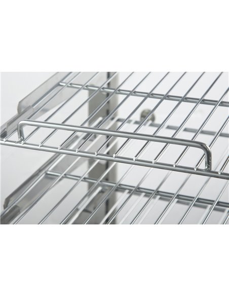 Commercial Hot Display Food Warmer Countertop 3 Shelves 900x455x580mm | Stalwart DA-HW863