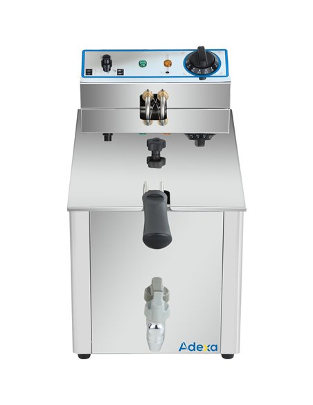 Commercial Electric Deep Fryer Countertop Single Tank 8 Litres 265x450x360mm | Stalwart DA-AFR002