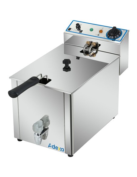 Commercial Electric Deep Fryer Countertop Single Tank 8 Litres 265x450x360mm | Stalwart DA-AFR002