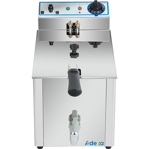 Commercial Electric Deep Fryer Countertop Single Tank 10 Litres 265x490x360mm | Stalwart DA-AFR006