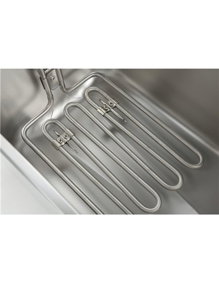 Commercial Electric Deep Fryer Countertop Single Tank 10 Litres 265x490x360mm | Stalwart DA-AFR006