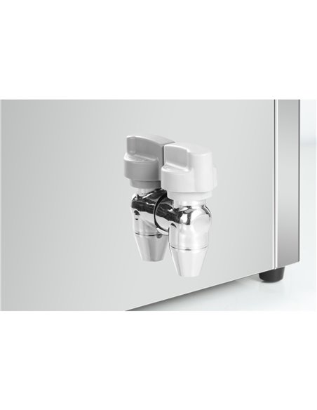 Commercial Electric Deep Fryer Countertop Double Tank 2x10 Litres 530x490x360mm | Stalwart DA-AFR008