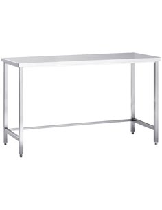 Professional Work Table Stainless Steel 1400x700x965mm | Stalwart DA-DW7140WO
