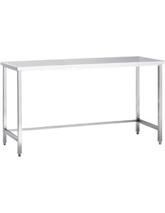 Professional Work Table Stainless Steel 1500x700x965mm | Stalwart DA-DW7150WO